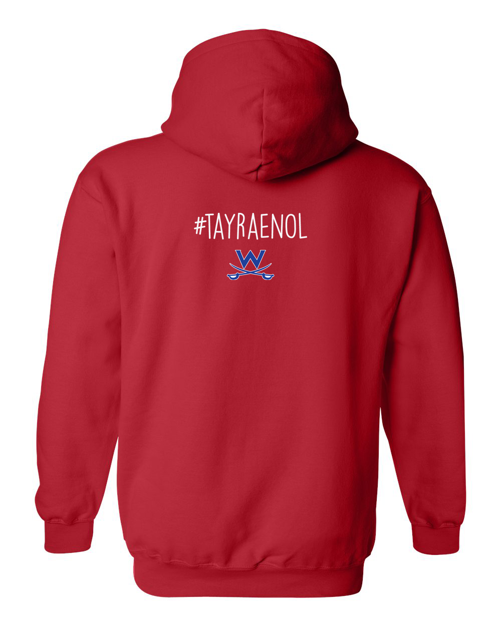 Red Game Day Commanders Hooded Sweatshirt