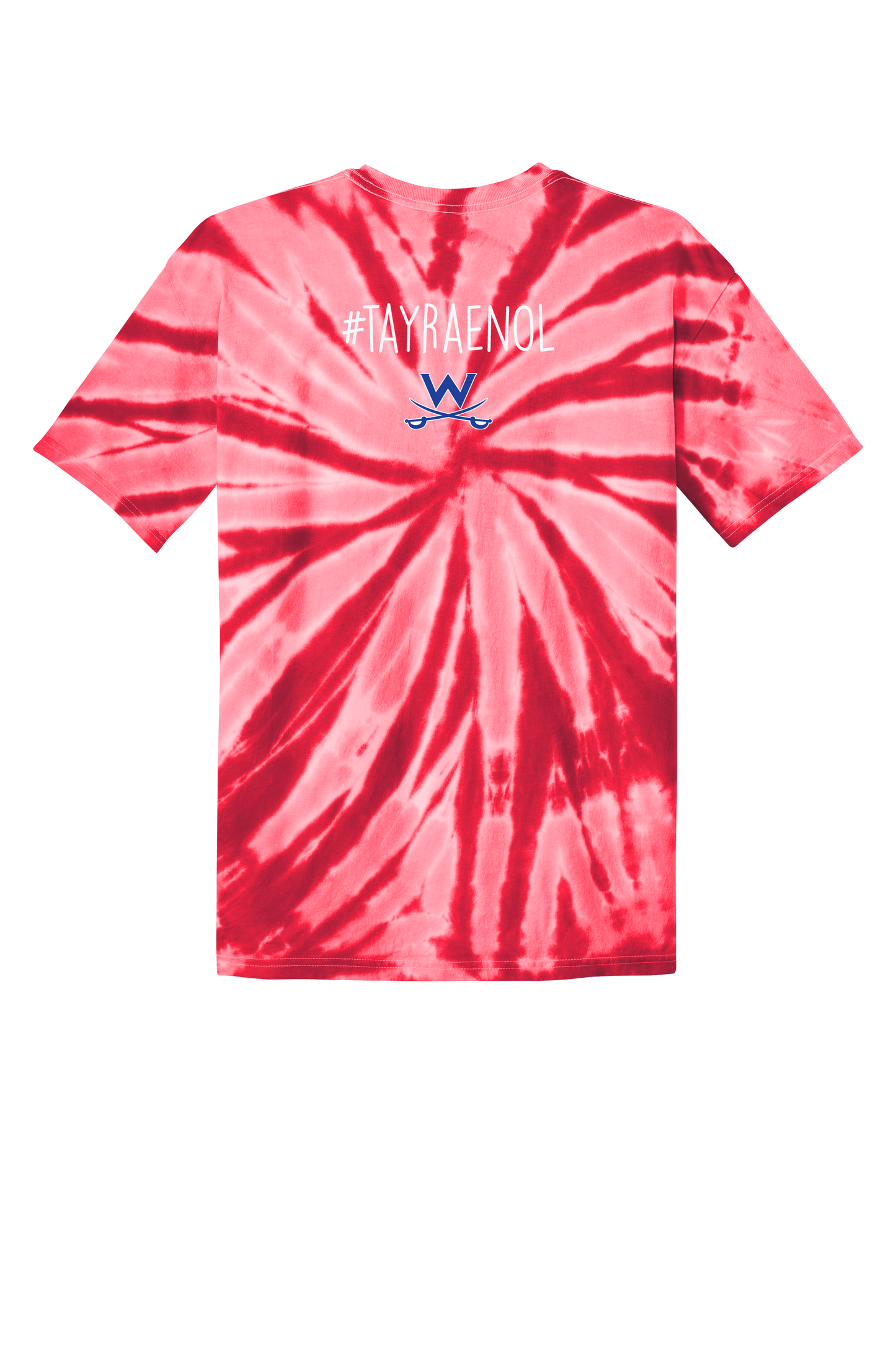 Tie Dye Game Day Commanders Tee