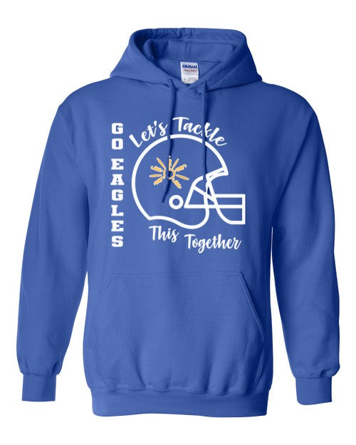 Heather Royal Game Day Hooded Sweatshirt