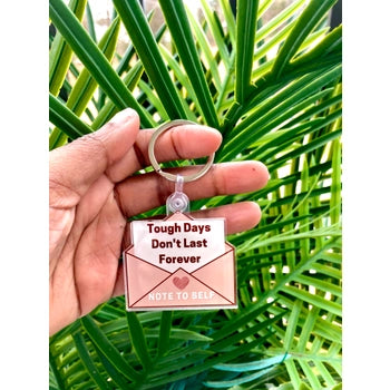 Note To Self Acrylic Keychain