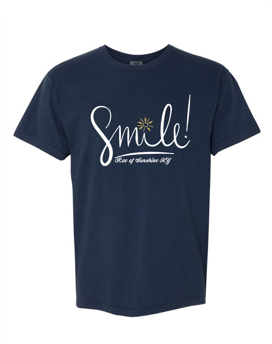 Fall SMILE Blue Short Tee