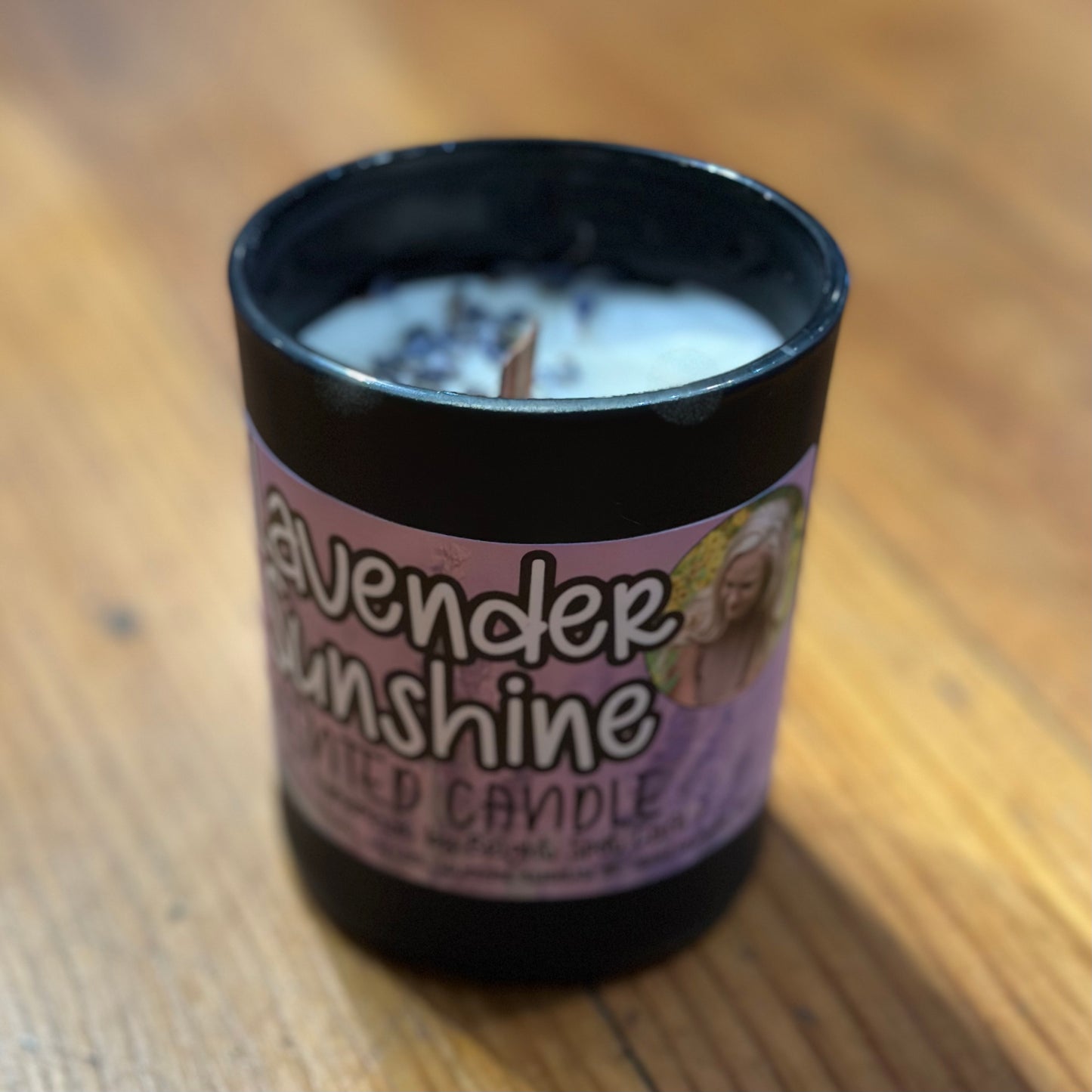 Lavender Sunshine Premium Wood Wick Scented Candle